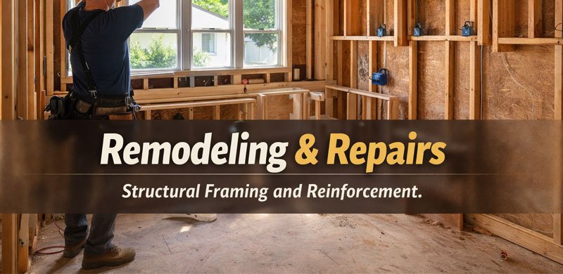Remodeling and repair Triming<br />
